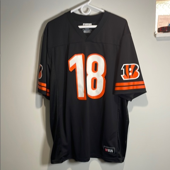 NFL Other - NFL Black and Orange Cincinnati Bengals Jersey Green 18